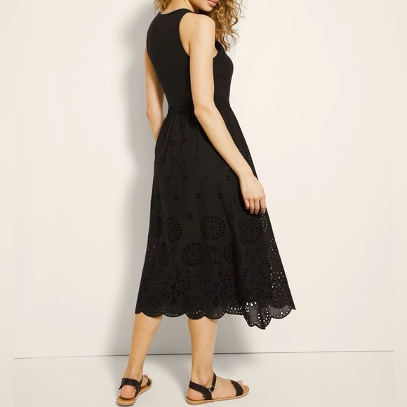 NEW Soma Ribbed Eyelet Midi Bra Dress Sleeveless.   15 - Picture 7 of 10